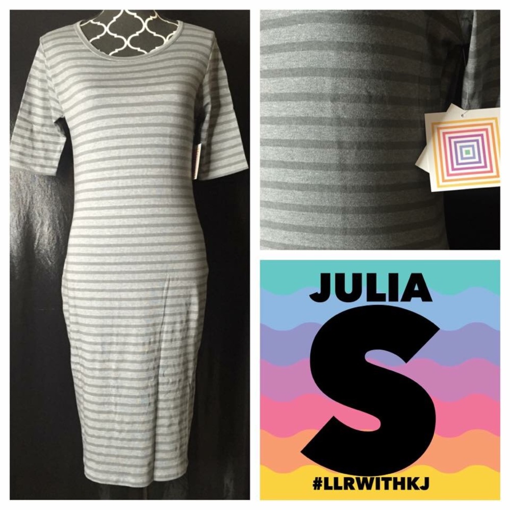 LuLaRoe Julia Dress Small